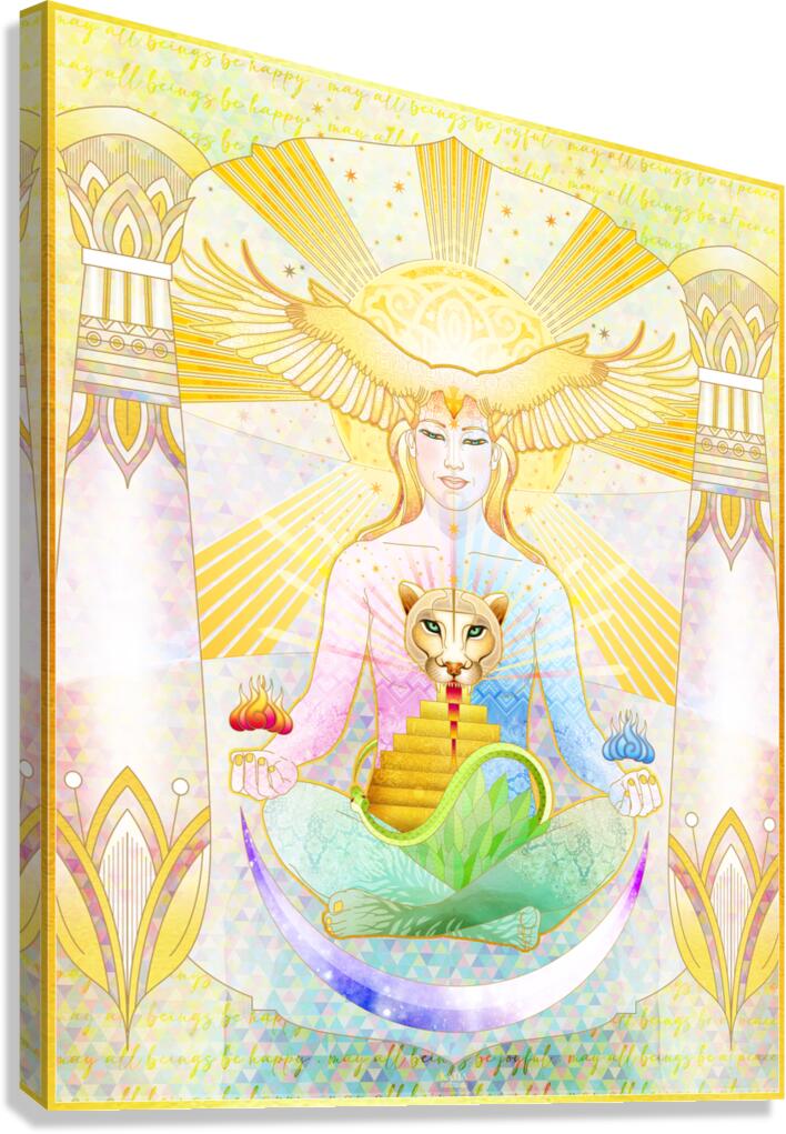 Three Worlds Canvas Print