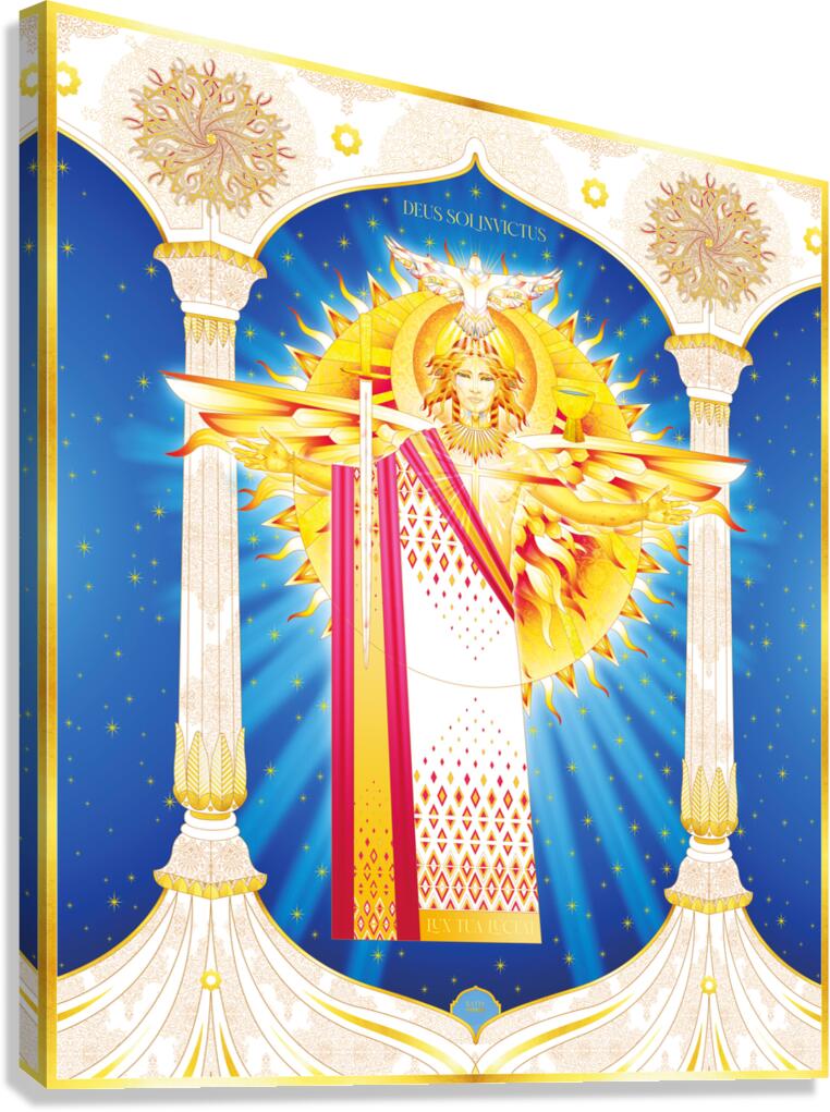 DEUS SOL INVICTUS Canvas Print