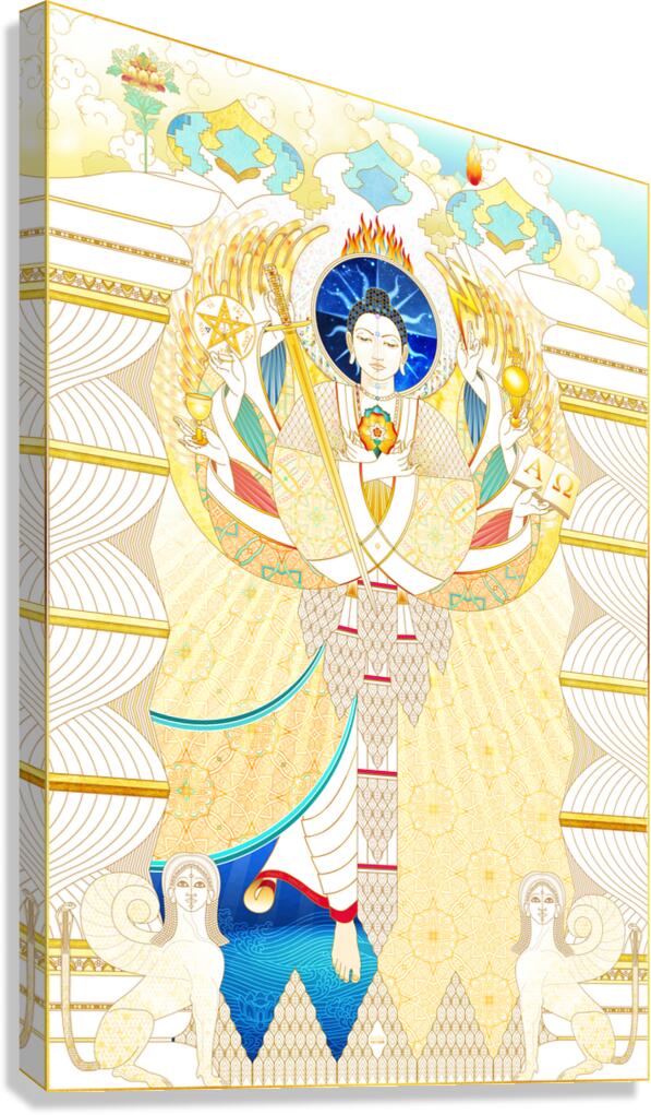 BUDDHA MAITREYA Canvas Print