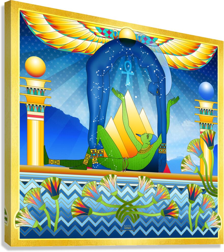 NUIT GEB LOVE Canvas Print