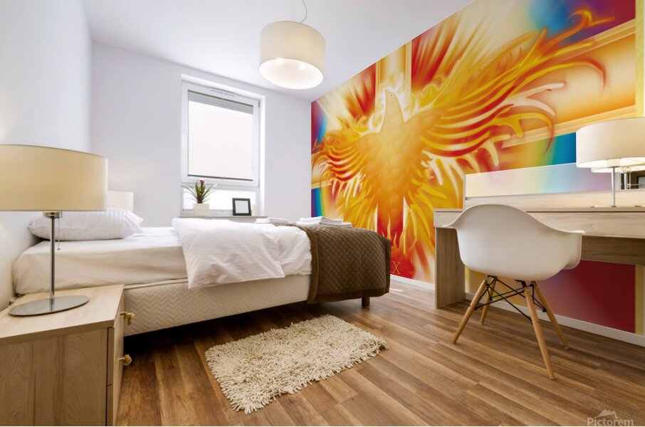 FIRE EAGLE Mural print