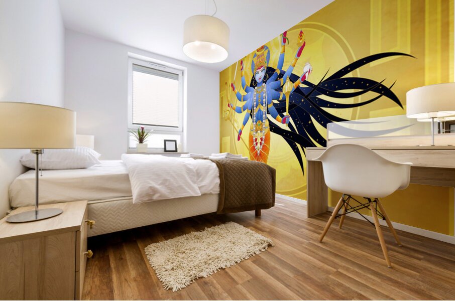 MAHA KALI GOLD Mural print