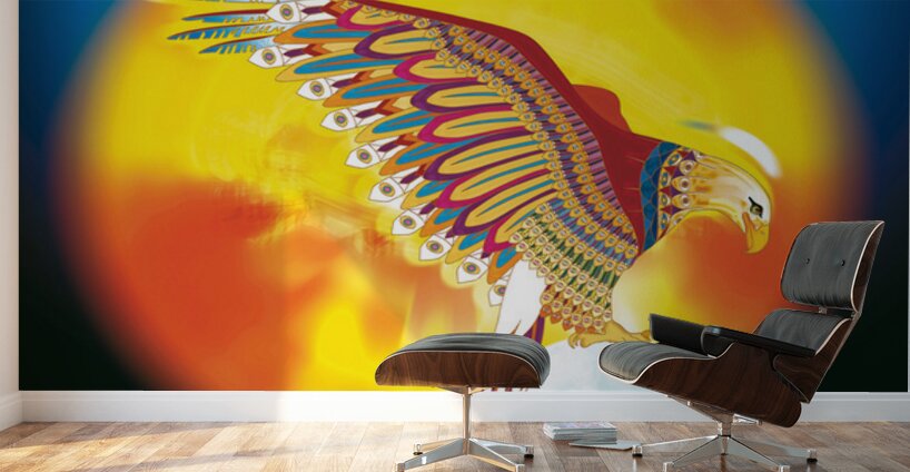 GOLDEN EAGLE DARK Wall Murals