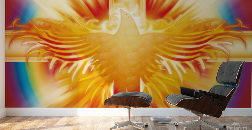 FIRE EAGLE Wall Murals