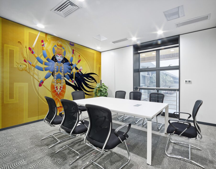 MAHA KALI GOLD Wall Printing